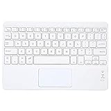 Ultra Slim Bluetooth Keyboard,Portable 9in Wireless Keyboard with a touchpad,for iOS MAC Android Windows,Full Keys and FN Media Keys,Work for Continuous 40 Hours and Stand by for 60 Days