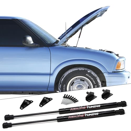 Redline Tuning 21-16007-02 Hood QuickLIFT Plus System Compatible with Chevrolet S10 Blazer Sonoma (All Black Components)