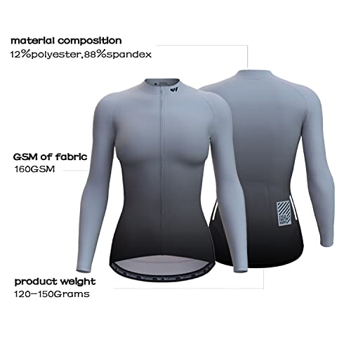 Wulibike Bike Jersey Womens Cycling Jersey Long Sleeve Shirts For Bicycle For Women #TOP2
