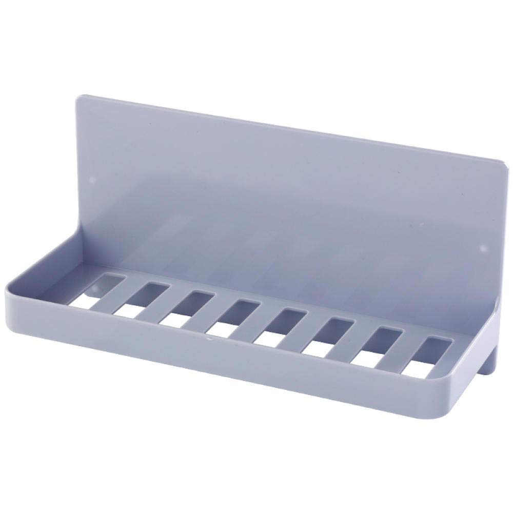 Generic Shower Shelf No Drilling Bathroom Shelf Durable Kitchen Storage Basket Bathroom Corner Shelves Adhesive Shower Caddy B