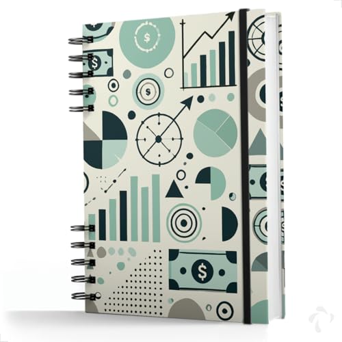 NISTI PRINT, Caderno De Controle De Caixa Capa Dura Financeiro Money