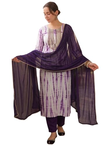 Image of ANNI Designer Women Kurta with Pant & Dupatta