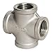 Cross, 3/8 In, 304 Stainless Steel, 150 PSI