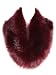 Soul Young Faux Fur Collar Women's Neck Warmer Scarf Wrap,Burgendy,One Size