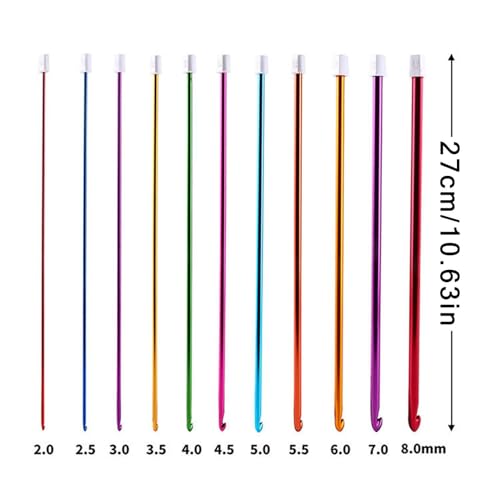 Agujas de tejer coloridas para relajarte creando tus proyectos caseros 5