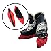 Ice Skate Blade Covers Protective Hockey Skate Protect Sleeve Skating Equipment Soft Skating Guard for Hockey Shoes Blade Women Men (Red 37.5cm)