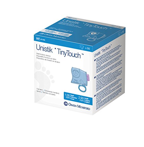 Owen Mumford Unistik TinyTouch Lancets, 50 Count (Pack of 1)