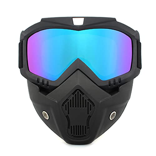 Pekmar Motorcycle Windproof Cycling Glasses, Skiing Vintage Harley Mask, Outdoor Goggles, Cross-Country Sports Equipment #TOP3