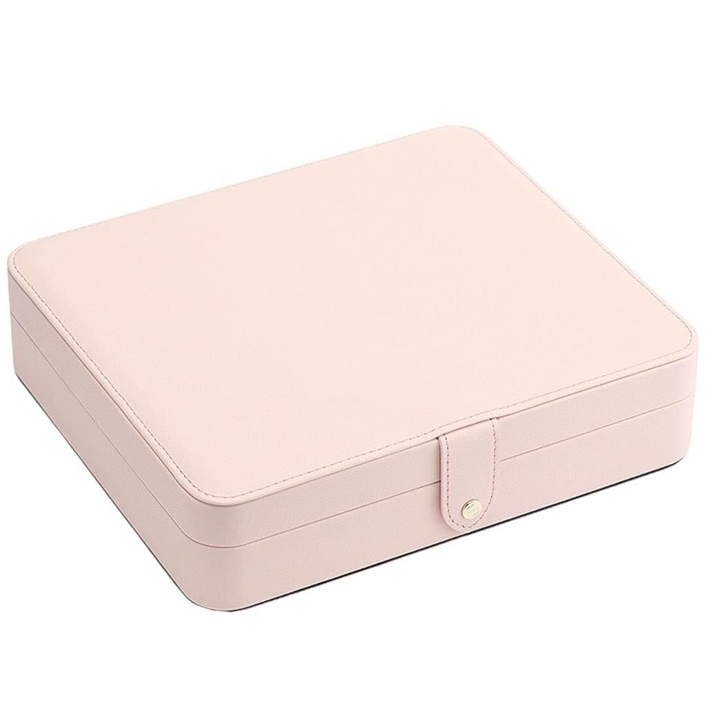 Boîte de rangement de bijoux en cuir et coffret pour boucles d'oreilles