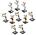 - Lotto di 10 Statuette in Metallo - 8 cm - Silvestro e Titti (x5) + Daffy Duck (x2) + Bugs Bunny (x3) / Titti e Grosminet Looney Tunes (LL5)