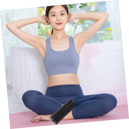 Rodillo de espuma suave Toyvian para yoga y masaje de tejidos profundos, columna portátil para fitness, negro miniatura 5