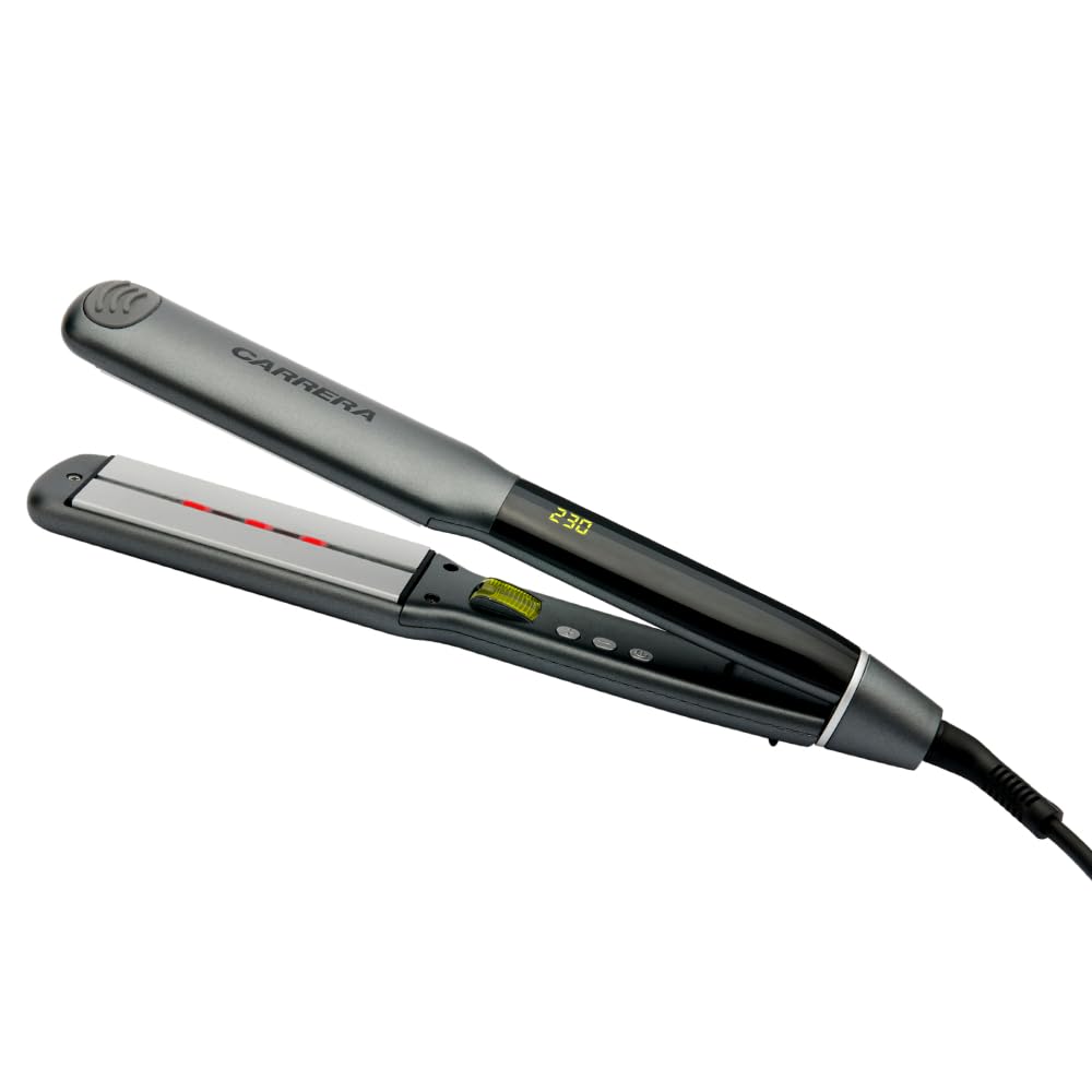 CARRERA CRR 634 Hair Straightener, Infrared and Ionic Technology, Digital Temperature Control, Ceramic Plates-image-28
