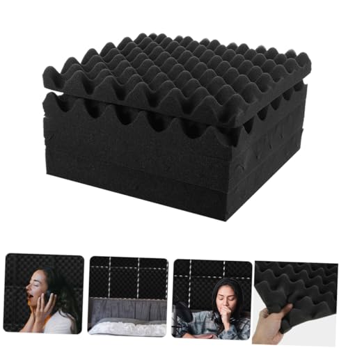 Panneau acoustique polystyrène pack de 12 pour isolation phonique murale
