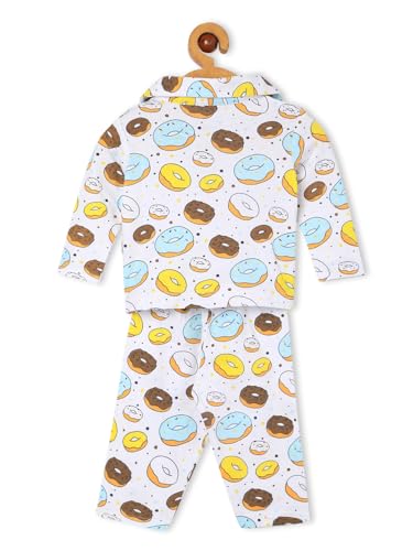 Image of The Mom Store Kids Cotton Night Suit for Boys and Girls | Soft Breathable Night Dress for Kids Boys and Girls | Printed Nightsuit Pajama Set | Comfortable All-Season Sleepwear for Daily Use