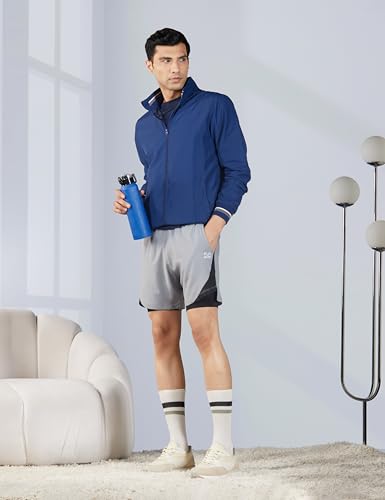 Image of FUAARK 2 in 1 Compression Shorts for Men for Gym, Sports, Running & Cycling Activities with Pocket