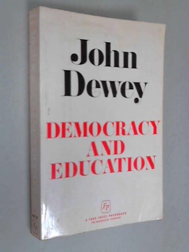 Democracy and education;: An introd. to the phi... B0006P8OJS Book Cover