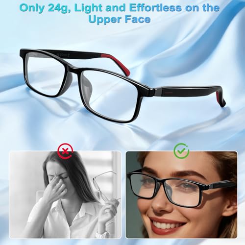 Image of AI Smart Glasses Detachable Dual Temples (Bluetooth + Standard) - DeepSeek R1 Chip, Real-Time AI Translation, Color-Change Lenses (UV400 /Blue Light), 24g Ultra-Lightweight, Built-in Voice Assistant