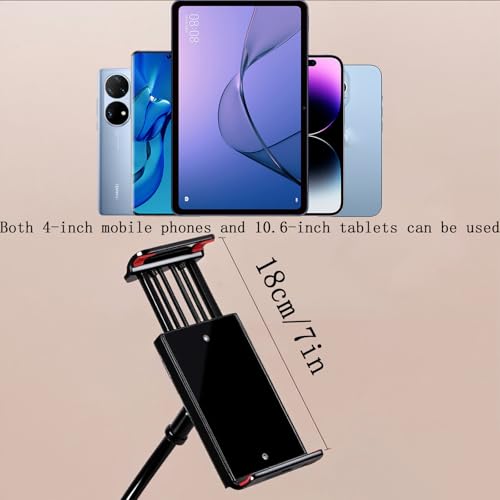 Support de téléphone en col de cygne pour lit et tablettes réglable
