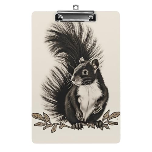 Porte-bloc Skunk acrylique 31,8x21,6 cm A4 pince fournitures de bureau