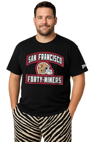 Zubaz NFL Teams Men's Short Sleeve Vibrant Team Colors Graphic T-Shirt (Small - 5XL)