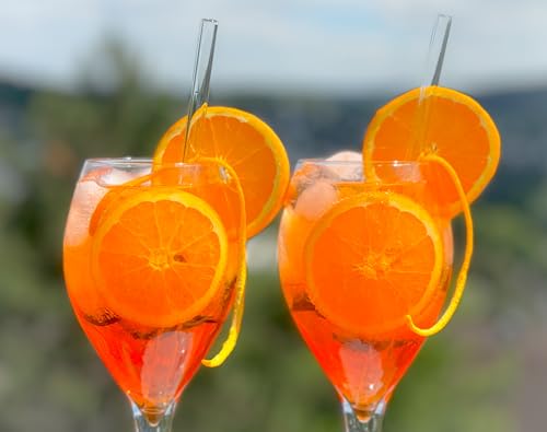 Foto von Topkapi Aperol Spritz Gläser Set Stella XL | 6 Wein Kelche ~445ml