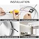 Ketom GU10 Deckenstrahler LED - Deckenstrahler 3 Flammig Rund - LED Deckenleuchte Schwenkbar - Weiße Deckenlampe Spot - Drehbar Deckenlampe 3 Flammig - Modern Strahler Deckenspot - Ohne Leuchenmittel