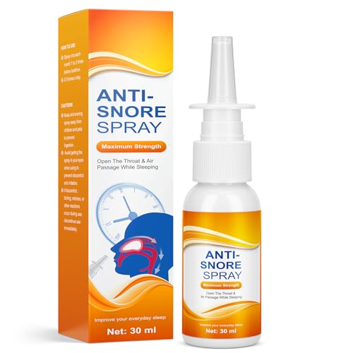 Anti Snoring Spray -Anti Snoring Devices Snore Calming Solution to Help Clear Throat & Airway Anti snoring Supporter for Better Sleep 30ml