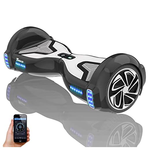 TOMOLOO Hoverboard for Kids and Adults, Hover Boards Equipped with Smart App, 6.5" Two-Wheel Hoover Board for Adults 265 lbs, Self Balancing Hoover Board with Bluetooth Speaker and LED Lights.……