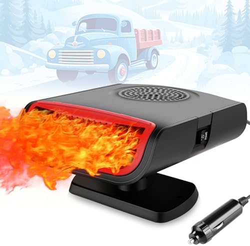 Car Heater, 12V Portable Heater for Car,2 in1 Fast Heating and Cooling Fan,150W Car Defroster Windshield Heater for Car,SUV,Truck