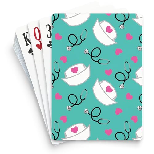 Baraja de cartas tamaño estándar Cute Nurse