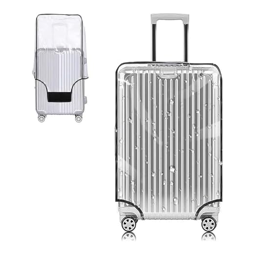 Yotako Clear PVC Suitcase Cover Protectors 30 Inch Luggage Cover Protectors for Wheeled Suitcase 30''