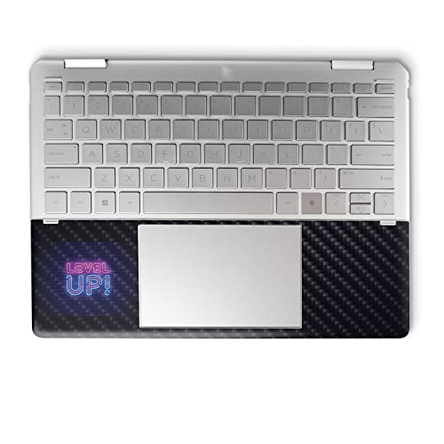 Image of MightySkins Carbon Fiber Skin Compatible with HP Spectre x360 14 inch (2022) Full Wrap Kit - Level Up | Protective, Durable Textured Carbon Fiber Finish | Easy to Apply | Made in The USA