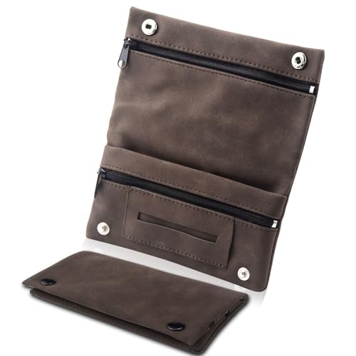 WPPQWP Porta Tabacco in Pelle Multistrato