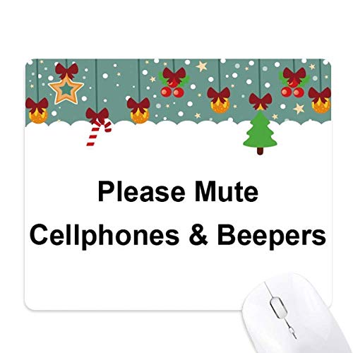 Tapis de souris en caoutchouc anti-vibration pour beeper et tel