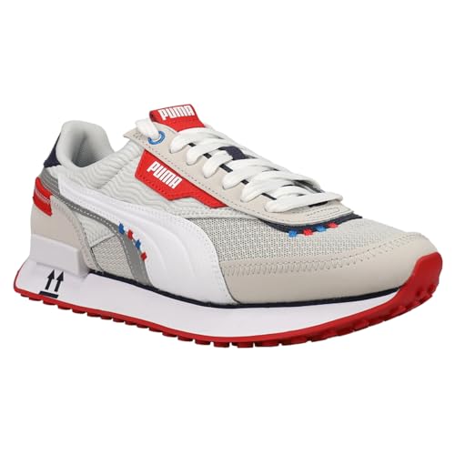 PUMA Mens Future Rider S&S Lace Up Sneakers Shoes Casual - Off White2