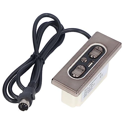 Tomotato Interrupteur de Canapé Électrique, 10,3 x 5 x 4cm 5V 2A 5 Boutons Interrupteur de Chaise de Lifting Inclinable avec Port de Chargement USB