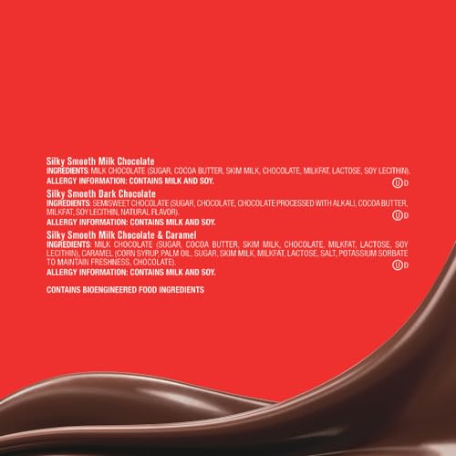 DOVE PROMISES Milk Chocolate, Dark Chocolate, and Milk Chocolate & Caramel Variety Assortment, 14.08 Oz Large Bag