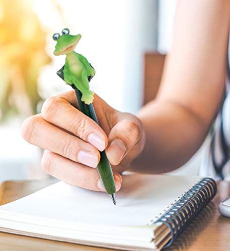 Planet Pens Frog Novelty Pen - Cute Fun And Unique Kids And Adults Office Supplies Ballpoint Pen, Colorful Pond Animal Writing Pen Instrument For School And Office #TOP7