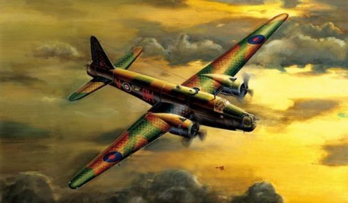 Wellington MK III Kit Trumpeter 01627 maquette avion plastique de collection