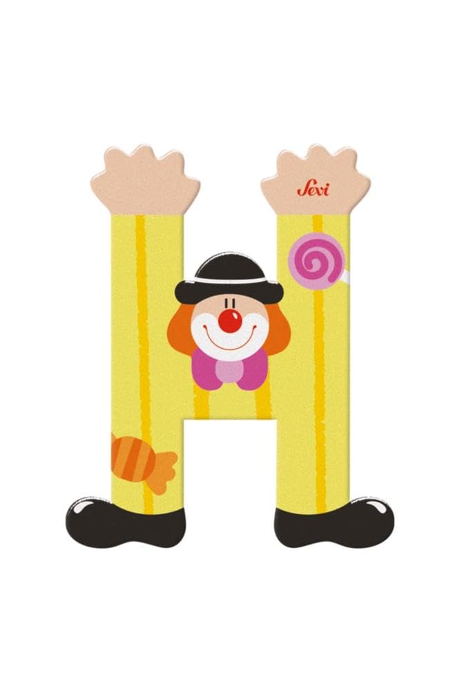 Trudi Sevi 181744 Clown Letter H 8003444817441
