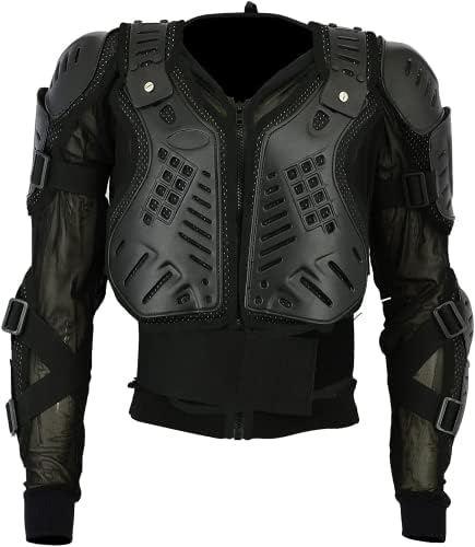 PROFIRST Motorcycle Protective Jacket Chest Protective Armor Dirt Bike Gear Back Protector Motocross Racing Protection for Men