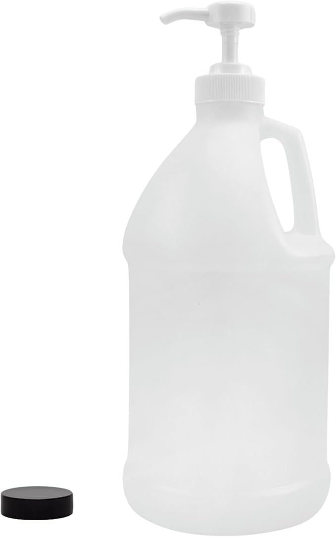Cornucopia Brands Half Gallon Plastic Jug w/Pump; 64-Ounce/2 Quart Bottle
