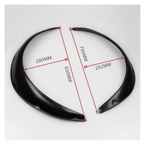 Guardabarros coche para BMW E36 E39 E46, ideal para tunear tu rueda 2