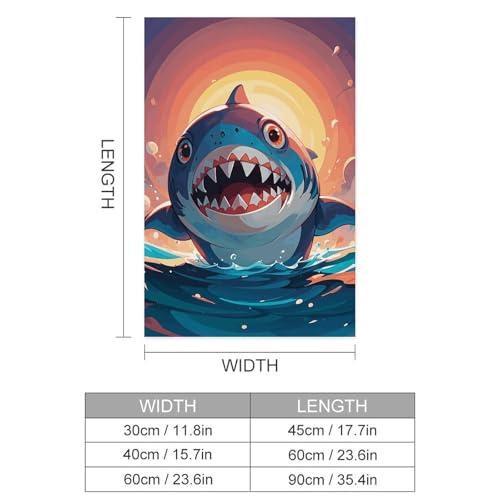 Affiches murales vintage requins pour relooker un mur blanc facilement - 3