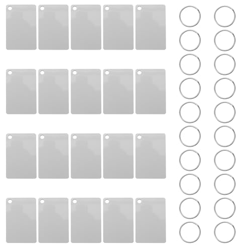 [VILLCASE] 20�� ���؃u�����N�L�[�`�F�[���y���_���g MDF�f�� DIY�N���t�g�p �ȒP�쐬�\ �V���o�[�F �n���h���C�h�v���W�F�N�g��Ƒ��F�l�ւ� �ɍœK
