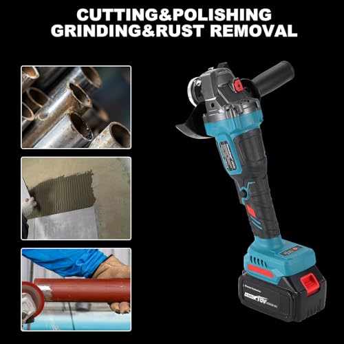 Brushless 5" Angle Grinder for Makita 18V Battery, 3-Speed, Overload by Heimerdinger - Used condition - Image 6
