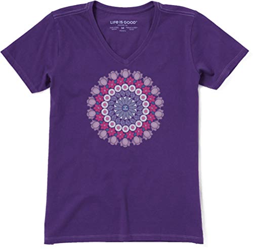 Life is Good Womens Crusher, Deep Purple, X-Large