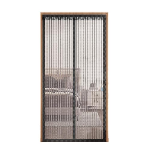 Moustiquaire de porte magnétique pour stopper les insectes sans outil - 2