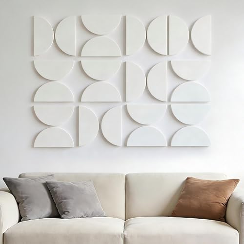 Half Circles 3D Wall Decor, Walls Panels,Home Decor Accent, Geometric