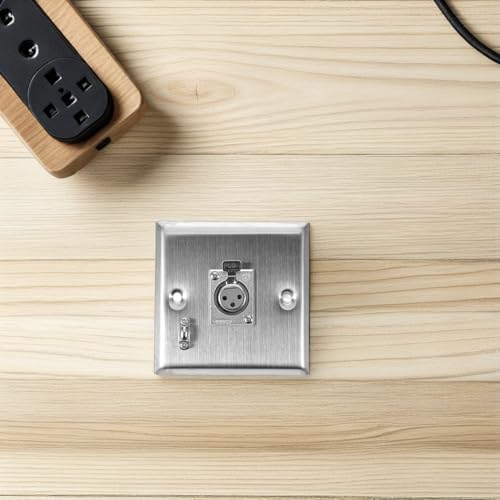 Conector de 3 pines Mikinona con base de goma para transmisión de audio estable 6